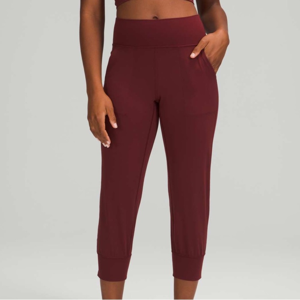 Lululemon Align Jogger Crop *23" Red Merlot Size 2